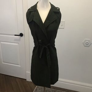 🌸 Tie Trench Vest